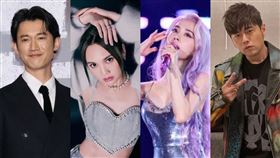 吳慷仁、楊丞琳、蔡依林、周杰倫。（圖／資料照、翻攝自楊丞琳臉書、蔡依林IG、周杰倫IG）