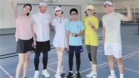 利菁曬出曾國城(左2)近照，看來暴瘦一圈，引起關注。（圖／翻攝自臉書）