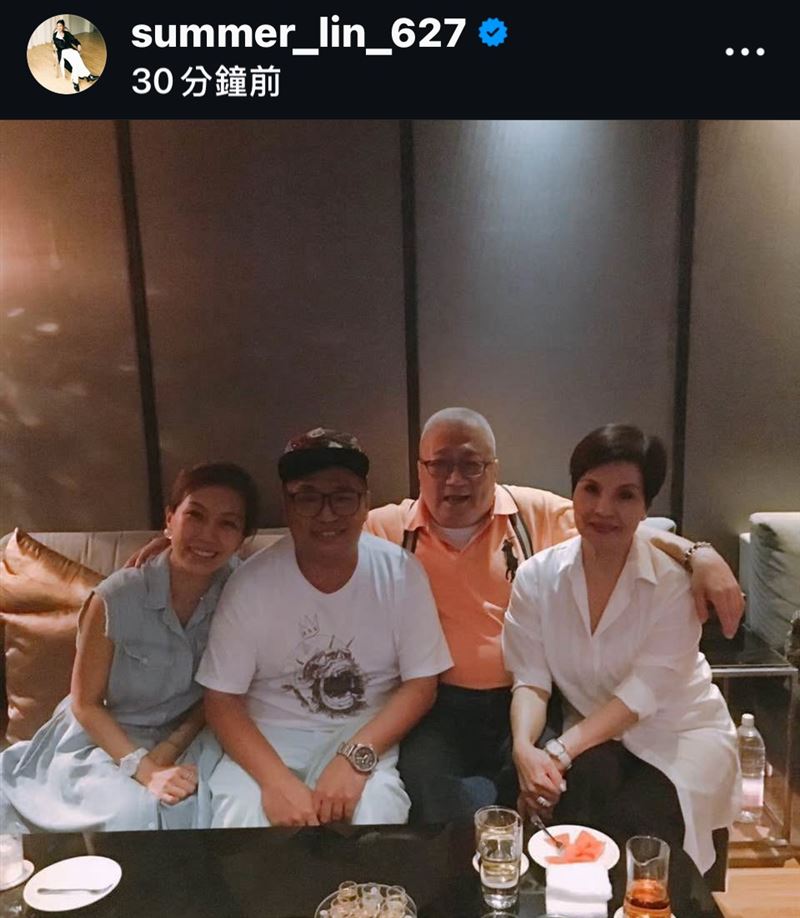 蕭敬騰愛妻Summer發文傾訴自己擔心爸爸林光寧的病情。（圖／翻攝自Summer IG）