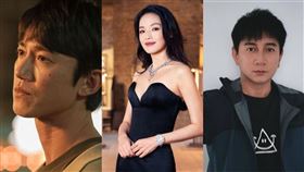 舒淇、吳慷仁、伊能靜、吳奇隆、黃安等11名台灣藝人轉發93閱兵，是否開罰50萬，陸委會今首度回應了。（圖／翻攝自劇照、微博）