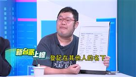 王瑞德指出，黃國昌妨害公務涉暴力行為，恐遭美日拒絕入境。四叉貓爆料，黃國昌美國買車沒有申報財產。（圖／翻攝新台派上線）