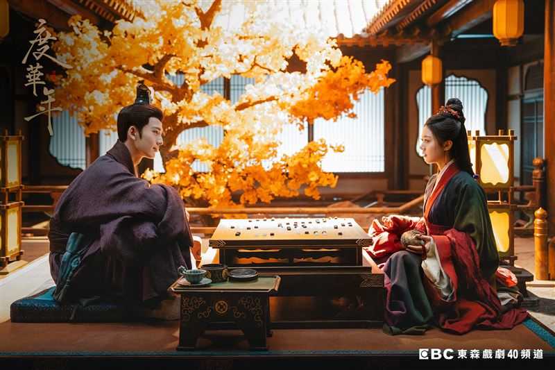 趙今麥（右）、張凌赫被讚兩張臉放在一起很舒服。（圖／東森提供）