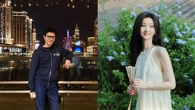 馮紹峰（左）跟景甜（右）曾合作過戲劇。（組合圖／翻攝自馮紹峰、景甜微博）