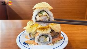藏壽司首度跨界攜手樂事洋芋片，把零食變成料理亮點，推出三款「期間限定」創意美食（圖／藏壽司提供）