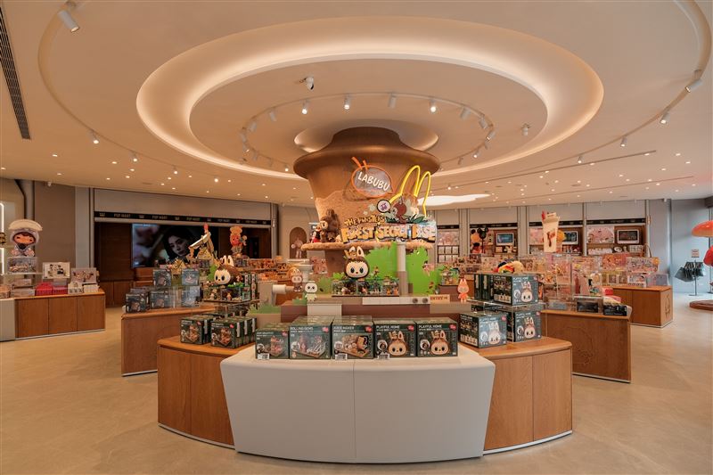 POP MART桃園華泰店今日正式開幕。（圖／品牌業者提供）
