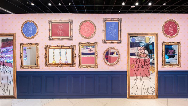 「皇家公主派對」高雄店面打造多處好拍場景。（圖／品牌業者提供）
