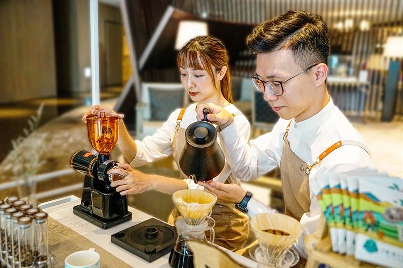 咖啡品鑑會限定場次，品味台灣在地咖啡與精緻點心的美好邂逅。圖力麗觀光提供。（圖／飯店旅宿業者提供）