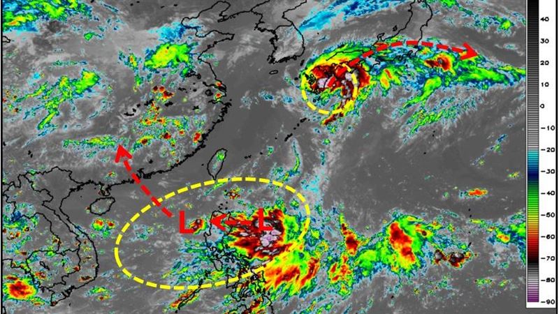 週末恐有熱低壓或颱風生成　5地受影響