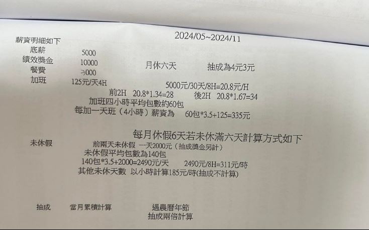 薪資條的薪資結構引起眾怒。（圖／翻攝自PTT）