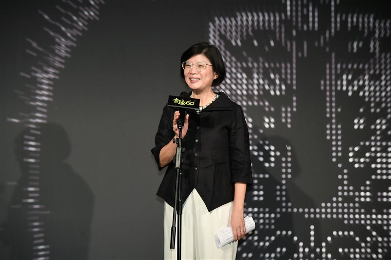 賴秀如公布廖江華、倪蓓蓓獲頒本屆廣播金鐘特別貢獻獎。（圖／三立提供）