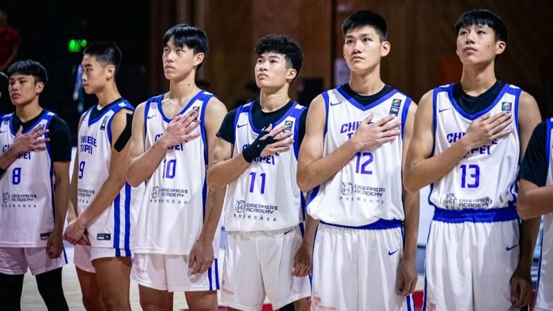 台灣U16男籃隊。（圖／翻攝自FIBA官網）