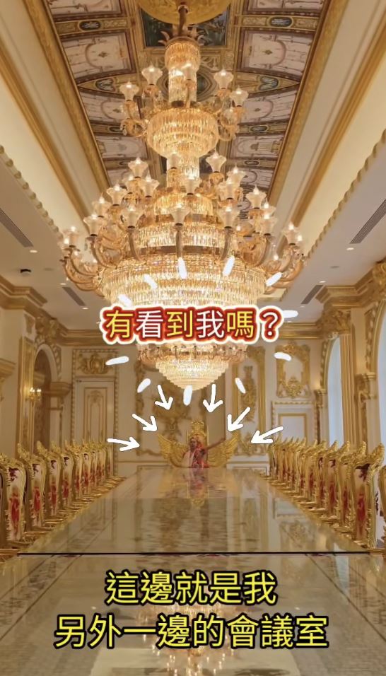新總部金碧輝煌。（圖／翻攝自《啟德機械起重工程-股公司》臉書）