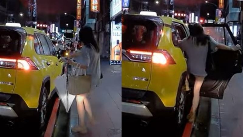長腿妹攔小黃險釀禍！騎士討拍…反遭撻伐
