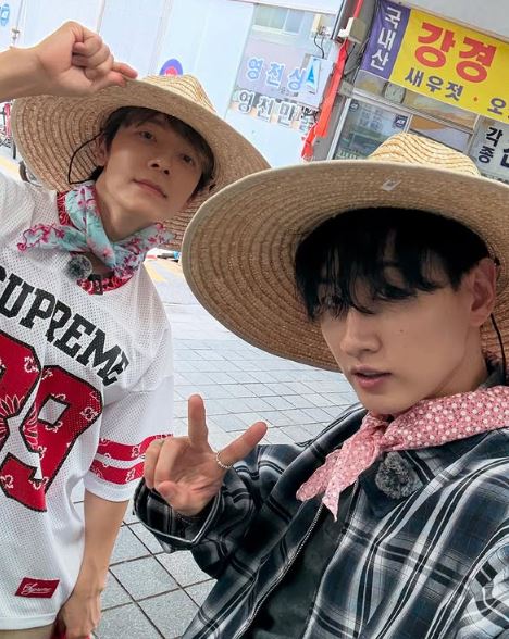 銀赫與東海兩人平時就有著深厚的友情與幽默的互動。（圖／翻攝自銀赫IG）