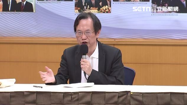 前國代蔡志弘也宣布要選國民黨主席。（圖／翻攝畫面）