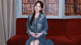 愛雅懷孕4個月。（圖／記者蔡維歆攝影）