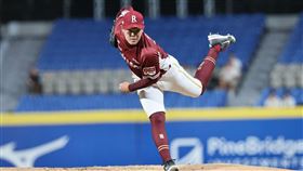 樂天桃猿投手林子崴。（圖／樂天桃猿提供） 