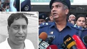 孟加拉納托爾Jonoseba醫院傳出院長慘遭殺害，警方進入現場調查。(圖/翻攝Youtube)