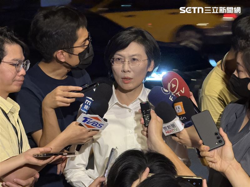兼任民進黨主席的總統賴清德於立法院開議前宴請綠委，莊瑞雄與林岱樺會後受訪。（圖／記者劉秀敏攝影）