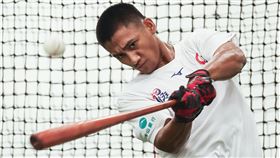 U18世界盃練習賽　帕蘇拉維持手感U18世界盃棒球賽台灣隊陣中成員帕蘇拉．塔基斯利尼安（圖）練習賽維持好手感，被設定將「二刀」出賽。圖為集訓期間8月4日練球畫面。中央社記者張新偉攝　114年9月2日