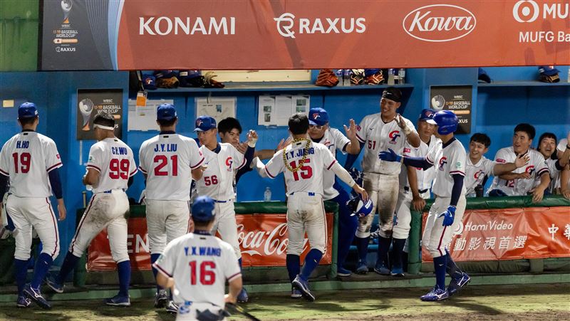 U18世界盃，台灣隊7：0完封中國。（圖／中華棒協提供）