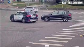 北市吳男開車載送日籍孕妻前往醫院，途中請求警方協助開道。（圖／翻攝畫面）