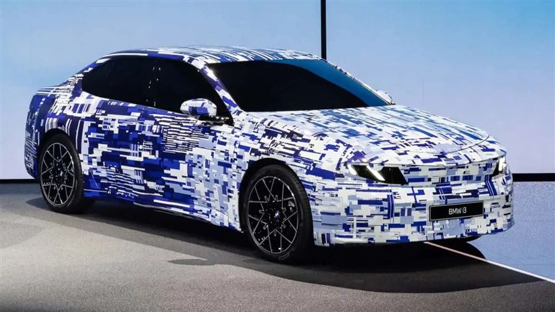 新世代BMW i3偽裝車。（翻攝BMW網站）