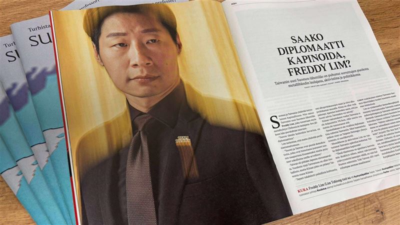 林昶佐登芬蘭版時代雜誌　她喊：帥啦！