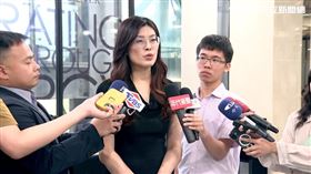 鄭麗文接受媒體聯訪重申自己會選到底。（圖／翻攝畫面）