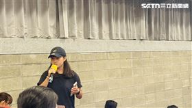 台師大女足抽血案吹哨者簡奇陞呼籲，應確保每一位學生追夢過程中的安全。（圖／記者柯美儀攝影）