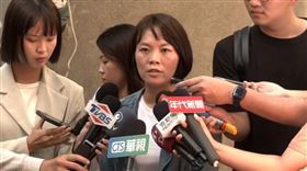 民進黨台北市議員簡舒培受訪。（圖／翻攝畫面）