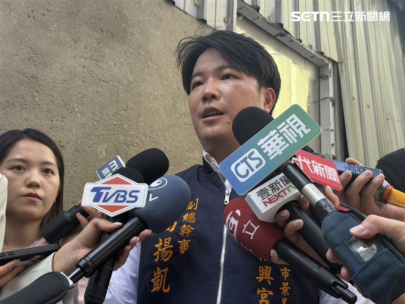 民進黨台北市議員擬參選人高揚凱受訪。（圖／記者劉秀敏攝影）