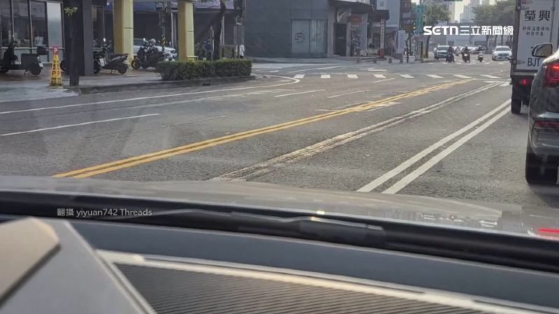 標線模糊影響駕駛人分辨