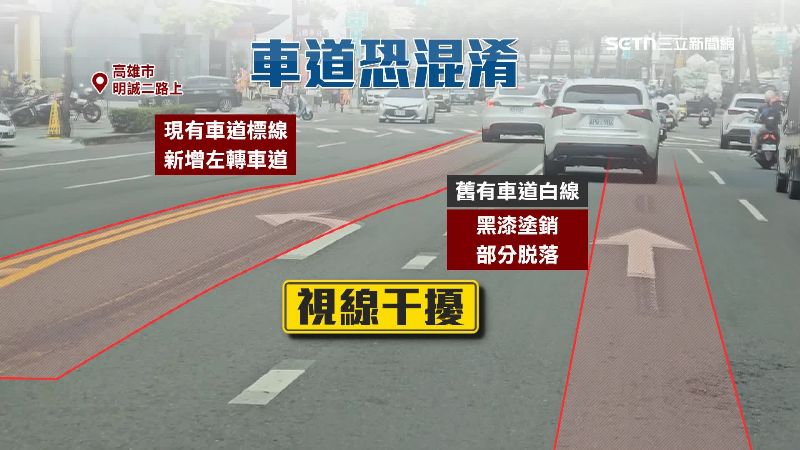 車道恐混淆