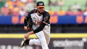 統一獅先發投手奧德銳（Cameron Alldred）。（圖／統一獅提供） 