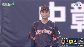 中信兄弟林書逸發生失誤。（圖／翻攝自CPBLTV）