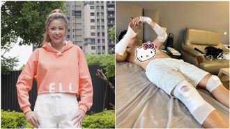 李燕「小孩」車禍包成木乃伊！真實身份曝