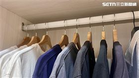 衣架,衣服。（示意圖／記者蔣季容攝影）