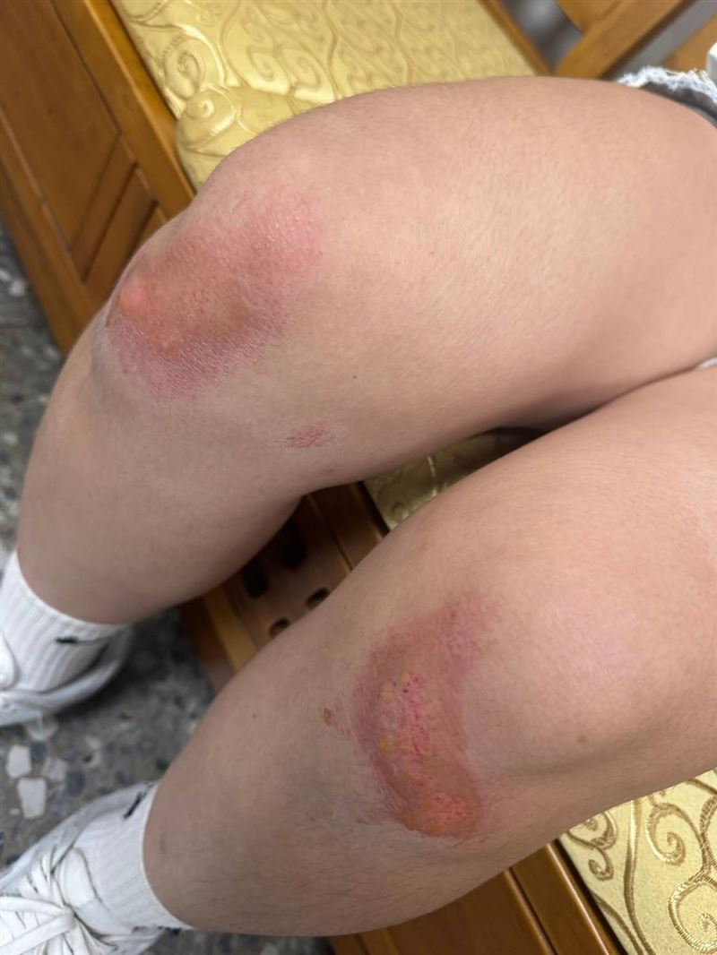 18歲吳姓女子看電影，突遭鄰座男子拖離座位施暴，造成膝蓋擦傷。(圖／翻攝畫面)