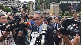 律師鄭深元表示柯文哲同意交保。（圖／記者莊淇鈞攝影）