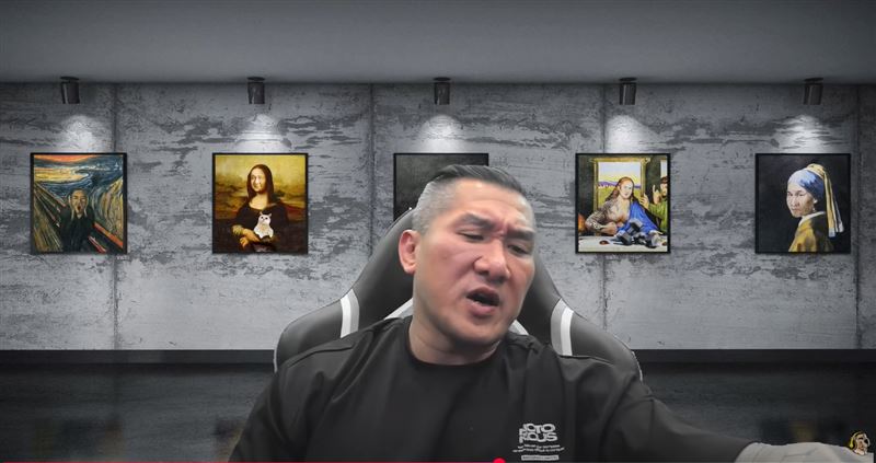 館長說「等我賺到錢的時候，就是你民進黨末日來的時候！」（圖／翻攝自館長惡名昭彰 YouTube頻道）