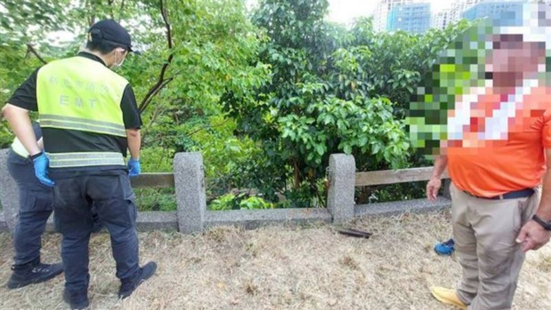 警方封鎖意外現場進行調查。（圖／翻攝畫面）