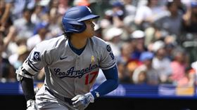 大谷翔平8日棒打同胞菅野智之2轟。（圖／路透社／達志影像）
