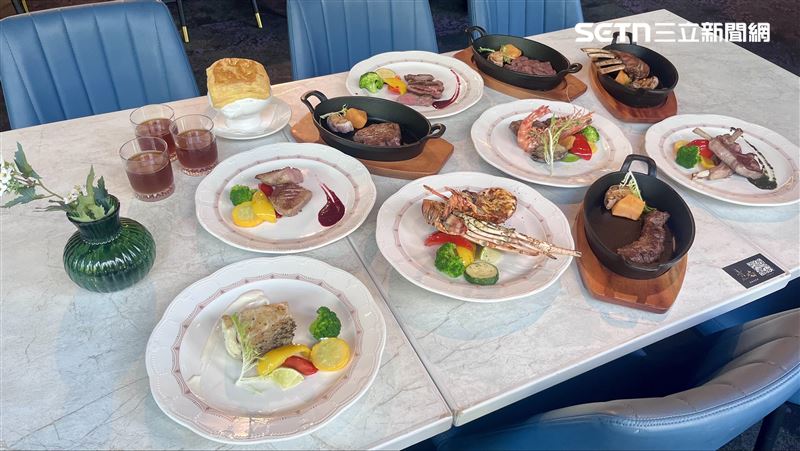「青焰炭火熟成牛排」台北首店進駐美麗信花園酒店。(圖／記者賴俊佑攝影)