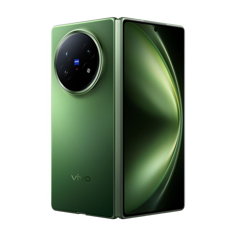 vivo X Fold5「青松」將於全台官方體驗店、官方商城、指定電商通路同步限量開賣，即日起至9月30日攜手三大電信推出系列購機方案及加碼優惠。（圖／品牌業者提供）