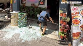 餐酒館,氣爆,員工,燒燙傷,送醫,台中,逢甲,西屯（圖／翻攝畫面）