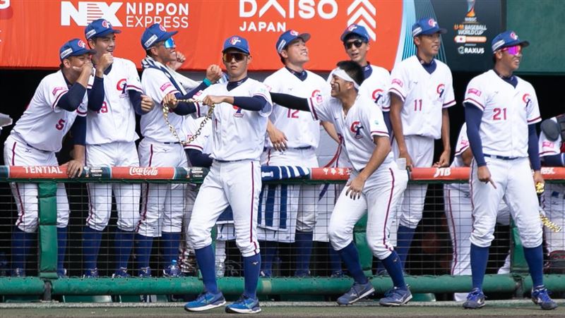 U18世界盃，台灣隊擊敗澳洲提前確定晉級。（圖／中華棒協提供）