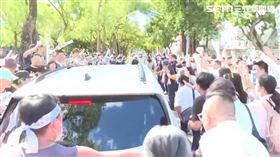 柯文哲上車前（圖／翻攝畫面）