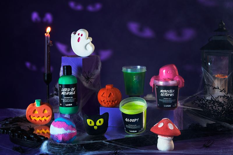 LUSH推出2025年萬聖節系列。（圖／品牌業者提供）