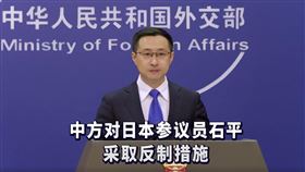 中國外交部制裁石平。（圖／翻攝自中國外交部）
